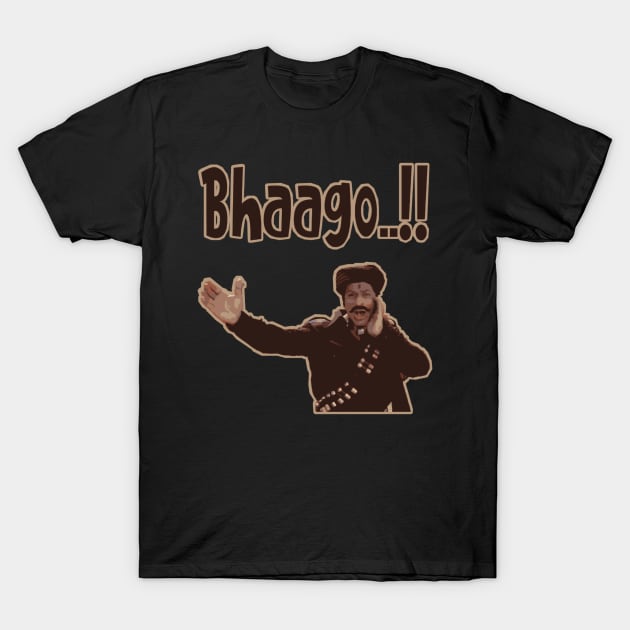 Bhaago Om Shanti Om Funny Comedy Movie Scene T-Shirt by JammyPants